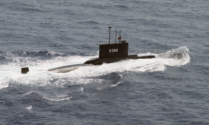 Một chiếc tàu ngầm của Thổ Nhĩ Kỳ