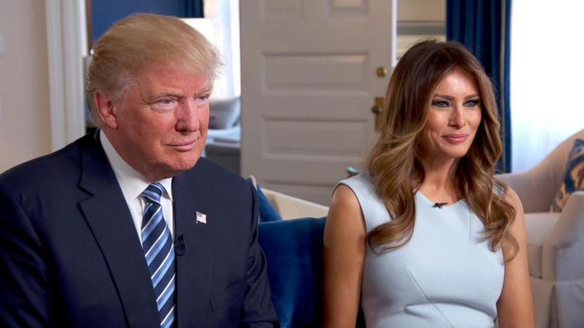 Tổng thống Mỹ Donald Trump và Đệ nhất phu nhân Melania Trump Tổng thống Mỹ Donald Trump và Đệ nhất phu nhân Melania Trump