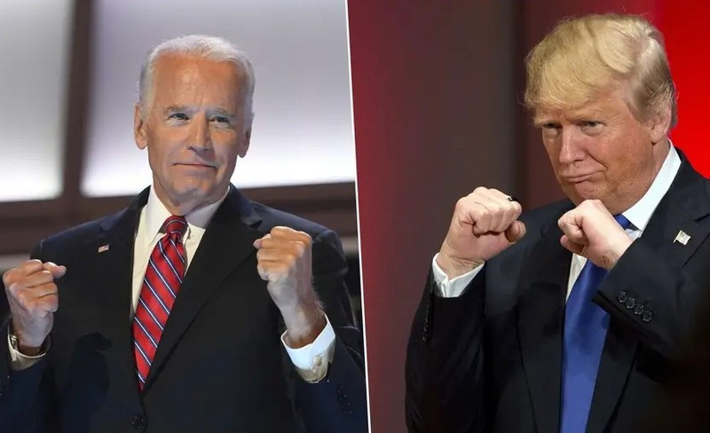 Ứng cử viên Đảng dân chủ Joe Biden và Tổng thống Mỹ Donald Trump