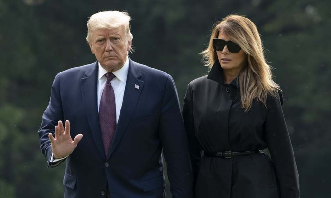 Tổng thống Mỹ Donald Trump và phu nhân Melania Tổng thống Mỹ Donald Trump và phu nhân Melania