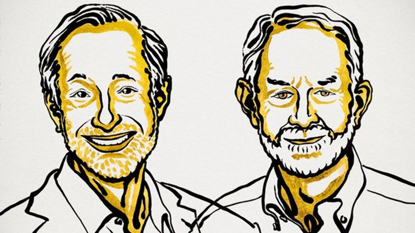 Hai nhà kinh tế người Mỹ Paul Milgrom và Robert Wilson Hai nhà kinh tế người Mỹ Paul Milgrom và Robert Wilson