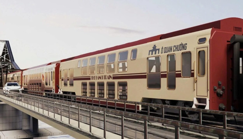 Các toa tàu được đặt theo tên 5 cửa ô Hà Nội Các toa tàu được đặt theo tên 5 cửa ô Hà Nội