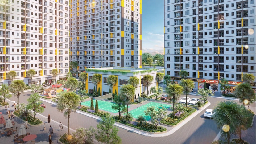 Phối cảnh dự án nhà ở xã hội Nếnh, Bắc Ninh