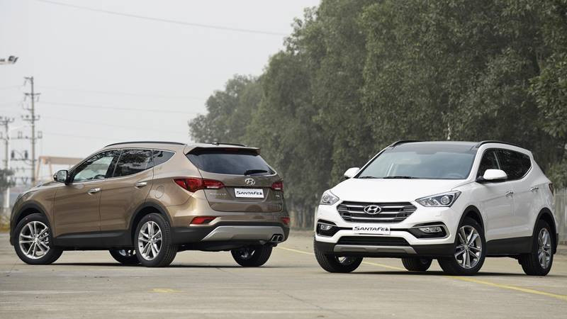 Dòng xe Hyundai Santa Fe năm 2017-2018 bị triệu hồi