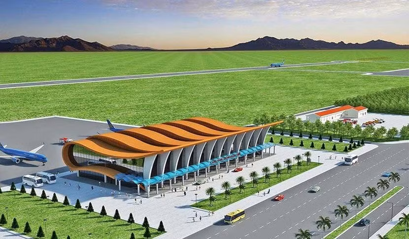 Phối cảnh cảng hàng không Phan Thiết