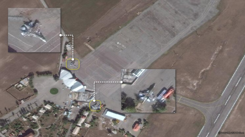 Các chiến đấu cơ Nga được cho là hiện diện tại căn cứ của họ ở Gyumri, Armenia