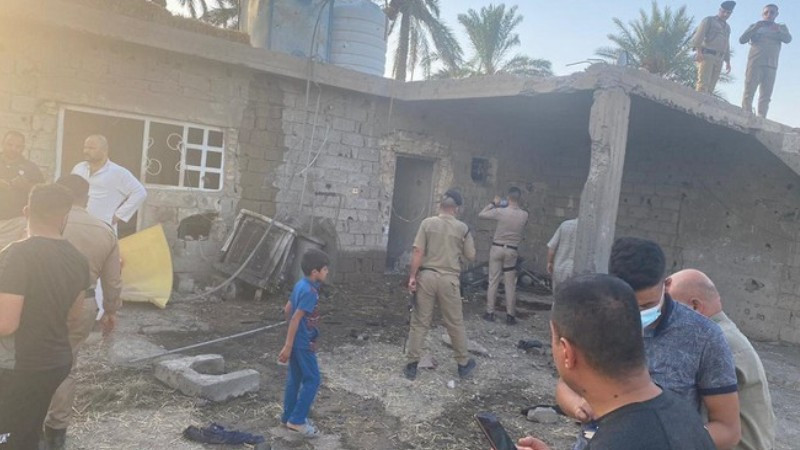 Một căn nhà gần sân bay Baghdad (Iraq) bị hư hỏng nặng sau vụ tấn công bằng tên lửa Katyusha, ngày 28-9-2020 Một căn nhà gần sân bay Baghdad (Iraq) bị hư hỏng nặng sau vụ tấn công bằng tên lửa Katyusha, ngày 28-9-2020