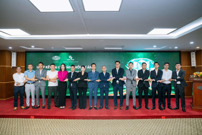 Đại diện Chủ đầu tư Vinaconex, Tổng đại lý độc quyền SGO Land cùng 11 đơn vị phân phối chính thức dự án Vera Diamond City.