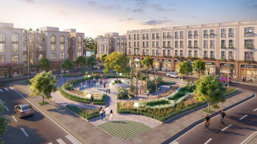 Các sản phẩm nhà phố sở hữu vị trí đắt giá trong nội khu KĐT Phú Thị Riverside