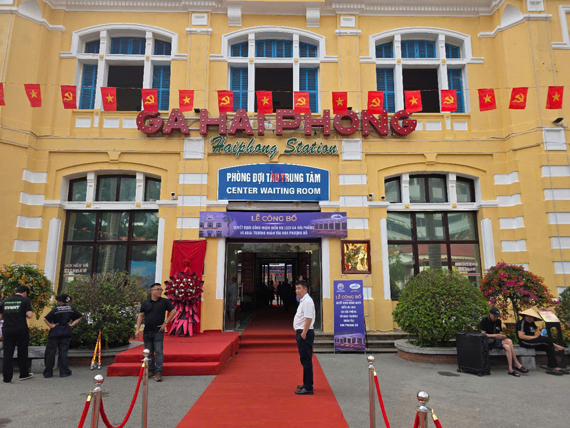 Ga Hải Phòng trở thành điểm du lịch hấp dẫn, thu hút khách du lịch
