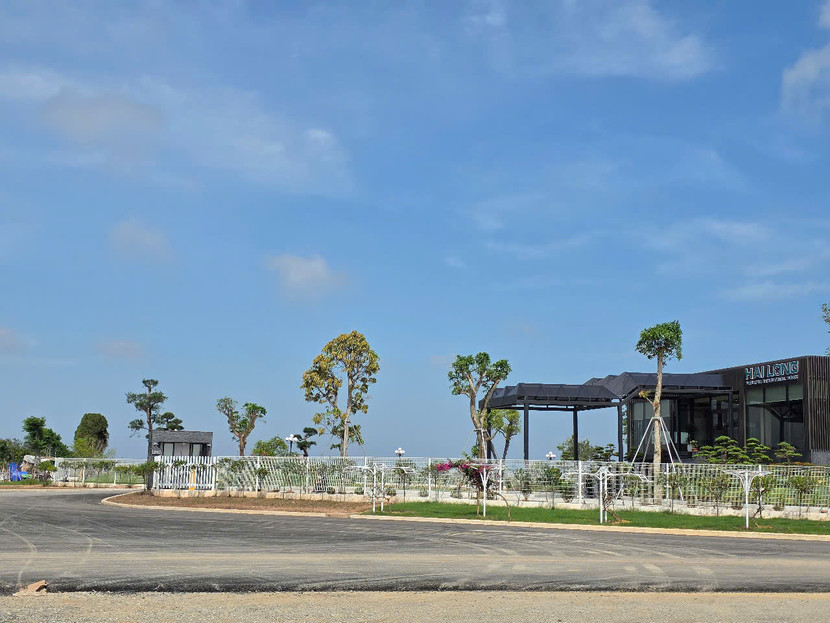 KCN Hải Long với quy mô 300ha tại huyện Tiền Hải, Thái Bình đang được san lấp nền