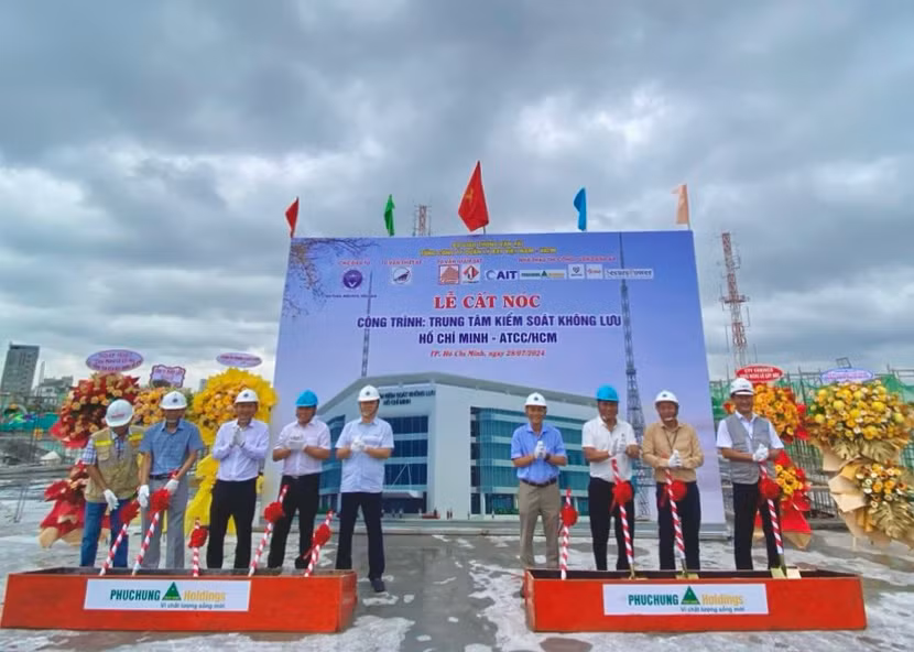 Trung tâm ATCC Hồ Chí Minh hoàn thành cất nóc vào sáng nay 28/7