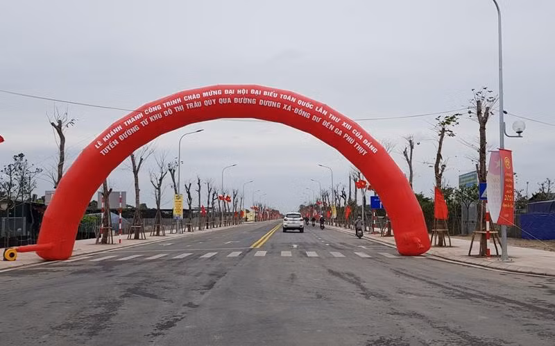 Thông xe đường nối từ KĐT Trâu Quỳ đến ga Phú Thụy