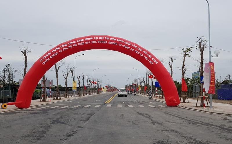 Thông xe đường nối từ KĐT Trâu Quỳ đến ga Phú Thụy Thông xe đường nối từ KĐT Trâu Quỳ đến ga Phú Thụy