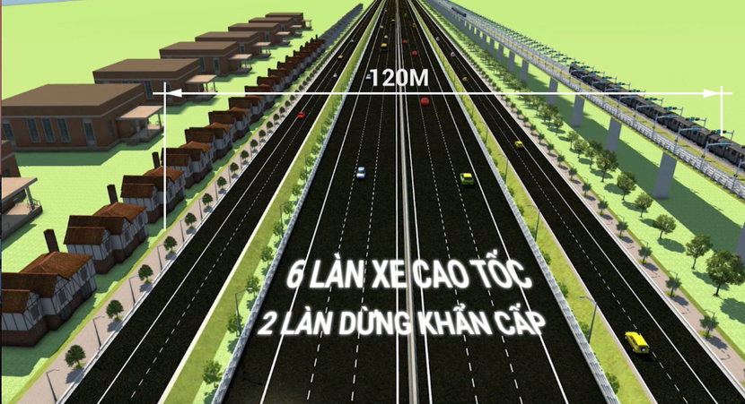 Phối cảnh một đoạn cao tốc trên cao đường Vành đai 4- vùng Thủ đô Phối cảnh một đoạn cao tốc trên cao đường Vành đai 4- vùng Thủ đô