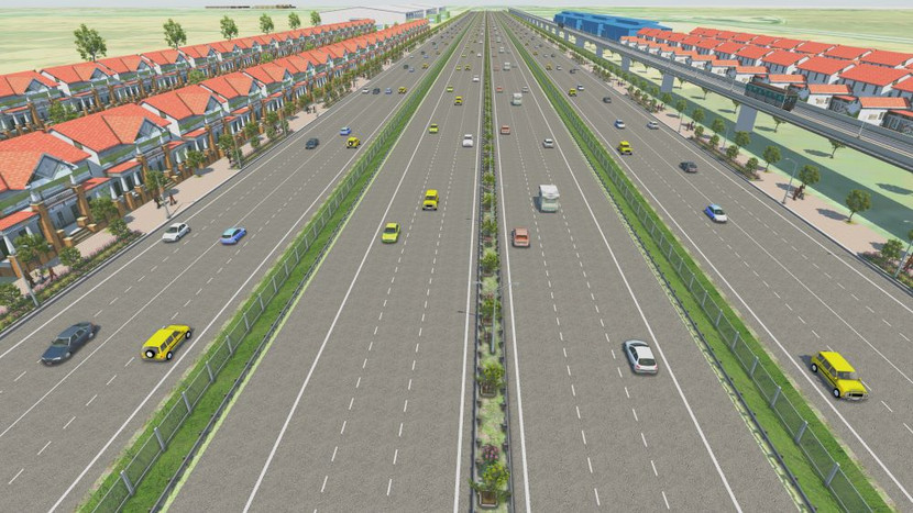 Phối cảnh dự án cao tốc trên cao Vành đai 4 Phối cảnh dự án cao tốc trên cao Vành đai 4