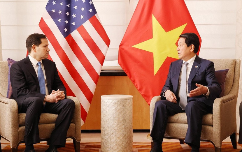 Chủ tịch nước Lương Cường tiếp Ngoại trưởng Mỹ Marco Rubio tại New York (Mỹ)