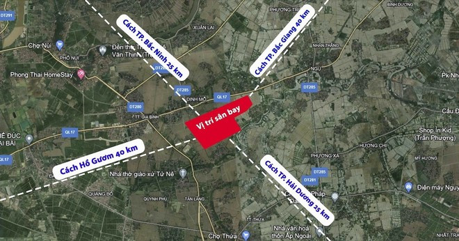 Hà Nội yêu cầu các quận, huyện rà soát quỹ đất phục vụ tuyến đường kết nối sân bay Gia Bình