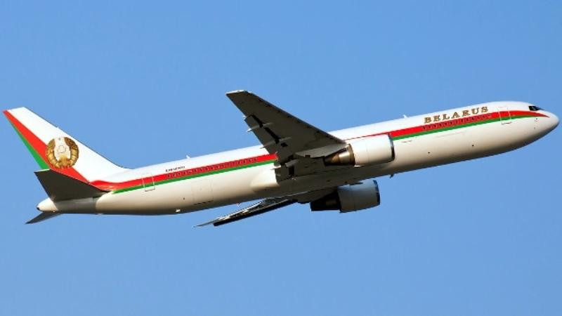 Máy bay Belarus được cho là chở Tổng thống Alexander Lukashenko đến Sochi, Nga, ngày 21-2-2021