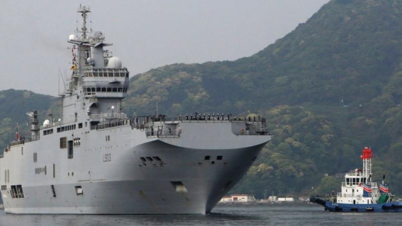 Một tàu sân bay trực thăng của hải quân Nga