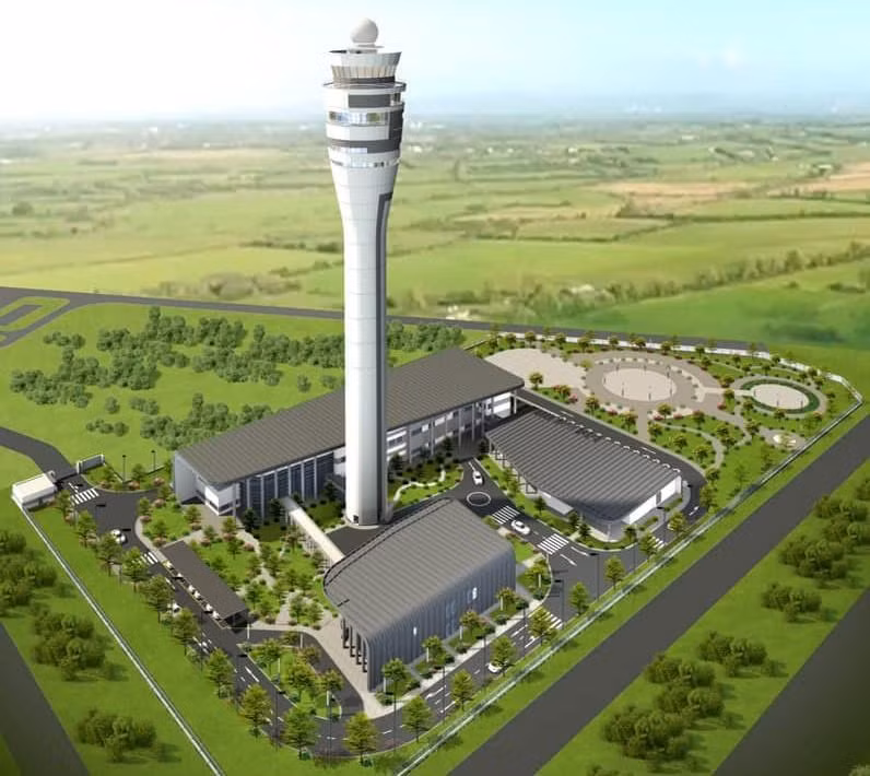 Phối cảnh đài kiểm soát không lưu sân bay quốc tế Long Thành