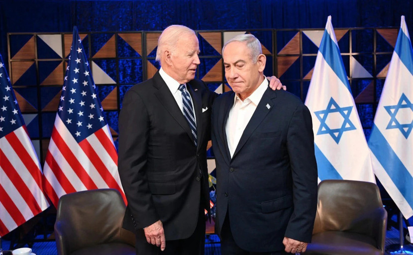 Tổng thống Mỹ Joe Biden và Thủ tướng Israel Benjamin Netanyahu