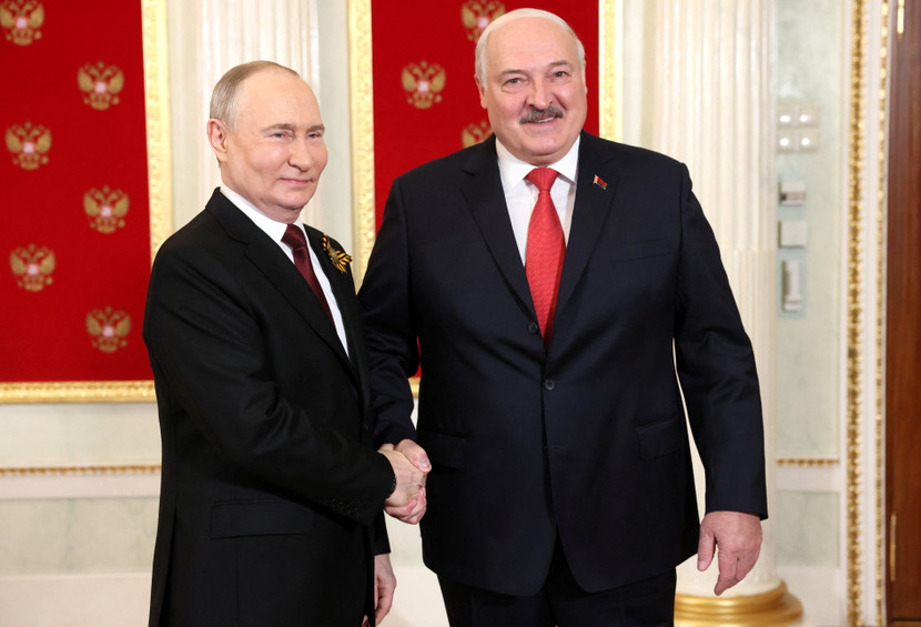 Tổng thống Nga Vladimir Putin và người đồng cấp Belarus Alexander Lukashenko Tổng thống Nga Vladimir Putin và người đồng cấp Belarus Alexander Lukashenko
