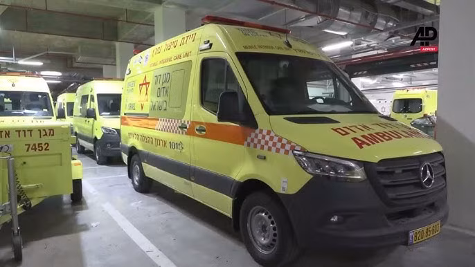 Dịch vụ cấp cứu của Israel đang ở mức báo động rất cao
