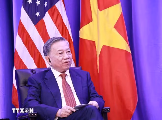 Tổng Bí thư, Chủ tịch nước Tô Lâm phát biểu