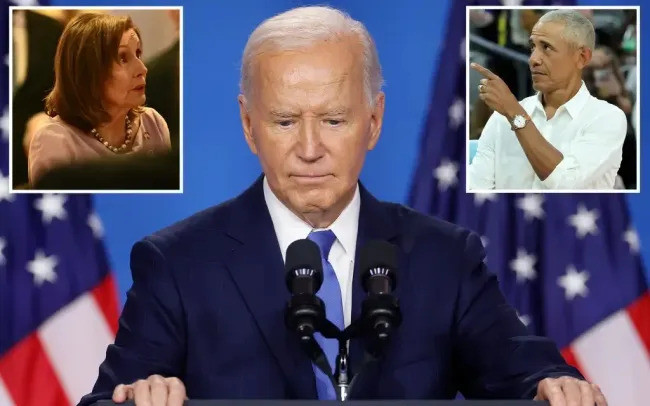 Tổng thống Joe Biden đang đối mặt với sức ép từ nhiều nhân vật hàng đầu của đảng Dân chủ. Ảnh: NyPost Tổng thống Joe Biden đang đối mặt với sức ép từ nhiều nhân vật hàng đầu của đảng Dân chủ. Ảnh: NyPost