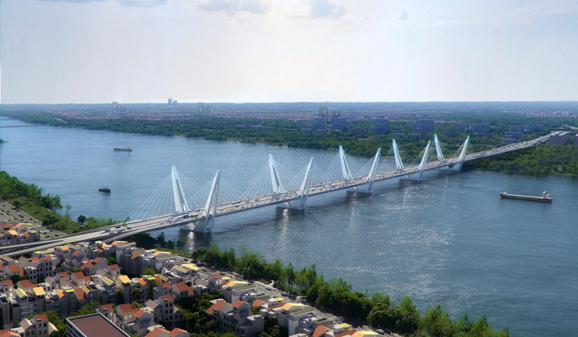 Phương án kiến trúc cầu Trần Hưng Đạo được trao giải Ba