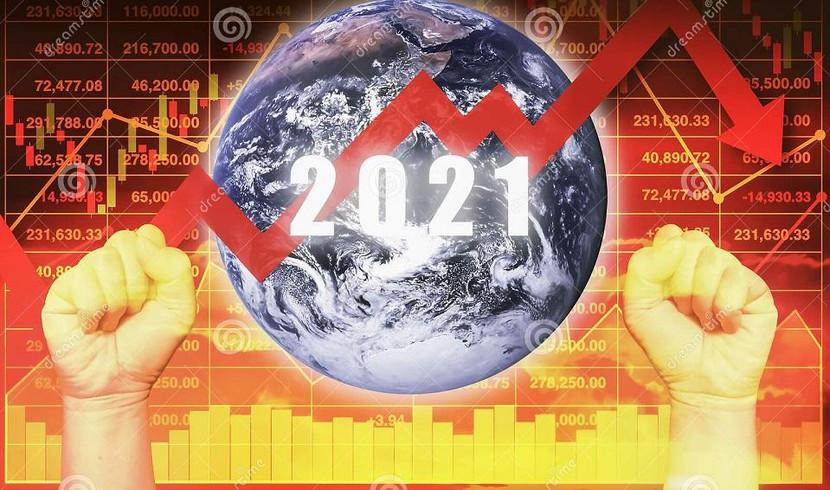 Tình hình thế giới 2021 cho thấy, đại dịch COVID-19 vận chưa được kiểm soát và nền kinh tế thế giới phục hồi rất chậm