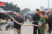 Chủ động đảm bảo an toàn phòng cháy tại các chợ dịp cuối năm 