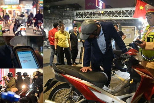 CSGT Hà Nội phát hiện tài xế vi phạm nồng độ cồn gấp 2,5 lần kịch khung