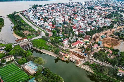 Cận cảnh đại công trường 920 tỷ đồng 'giải cứu' rốn ngập Tây Bắc Hà Nội trước mùa mưa bão