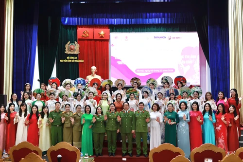 Tôn vinh bản lĩnh và vẻ đẹp duyên dáng Phụ nữ Học viện Cảnh sát nhân dân
