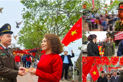 Xuân bình yên Phủ Tây Hồ: Những "lá chắn" thầm lặng góp ấm áp nụ cười 