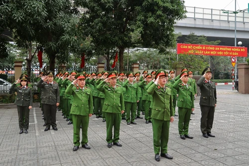 Công an phường Nghĩa Đô lấy sự hài lòng của nhân dân làm thước đo