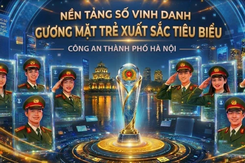 "Sổ vàng điện tử" vinh danh Gương mặt trẻ Công an Thủ đô xuất sắc qua các thời kỳ