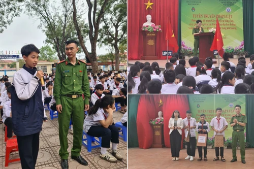 Công an xã xây dựng "lá chắn" pháp luật, phòng chống bạo lực học đường ở ngoại thành Hà Nội