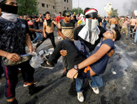 [ẢNH] Iraq tan hoang vì biểu tình biến thành bao động