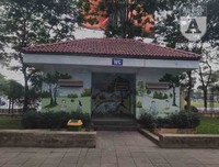 [Ảnh] Công viên Cầu Giấy: Hãi hùng vào nhà vệ sinh công cộng bẩn thỉu