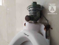 [Ảnh] Công viên Cầu Giấy: Hãi hùng vào nhà vệ sinh công cộng bẩn thỉu