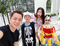 [ẢNH] Dàn sao và gia đình tưng bừng hóa trang độc đáo dịp Halloween