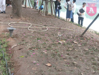 [ẢNH] Phố đi bộ Bờ hồ trụi cây sau một đêm countdown người 