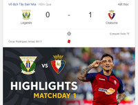 [ẢNH] Kết quả vòng 1 La Liga 2019-2020: Atletico Madrid chiến thắng chật vật trên sân nhà