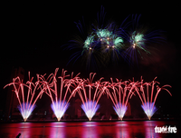 Pháo hoa quốc tế Đà Nẵng: Hình ảnh ấn tượng về cuộc so tài giữa Anh và Trung Quốc