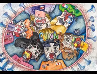 [ẢNH] Những bức vẽ đầy ý nghĩa của các 