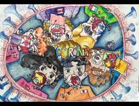 [ẢNH] Những bức vẽ đầy ý nghĩa của các 