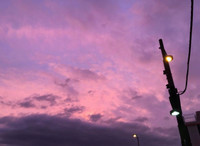 [ẢNH] Bầu trời Nhật Bản chuyển màu tím 